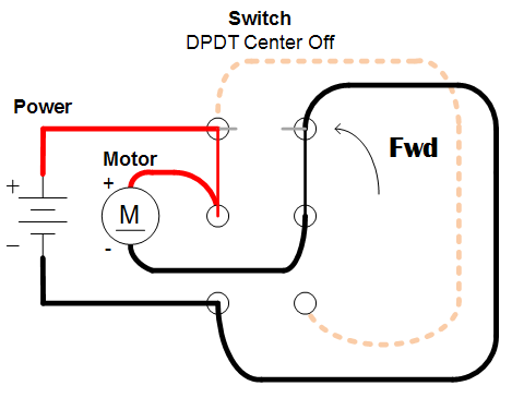 wiring diagram for reversing a 120v motor with dpdt toggle youtube