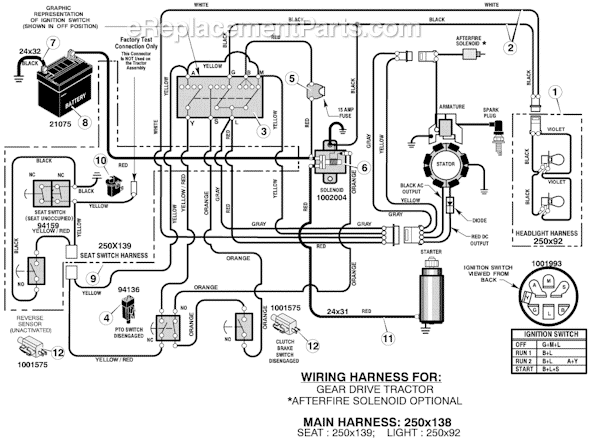 wiring diagram for saber model 1742