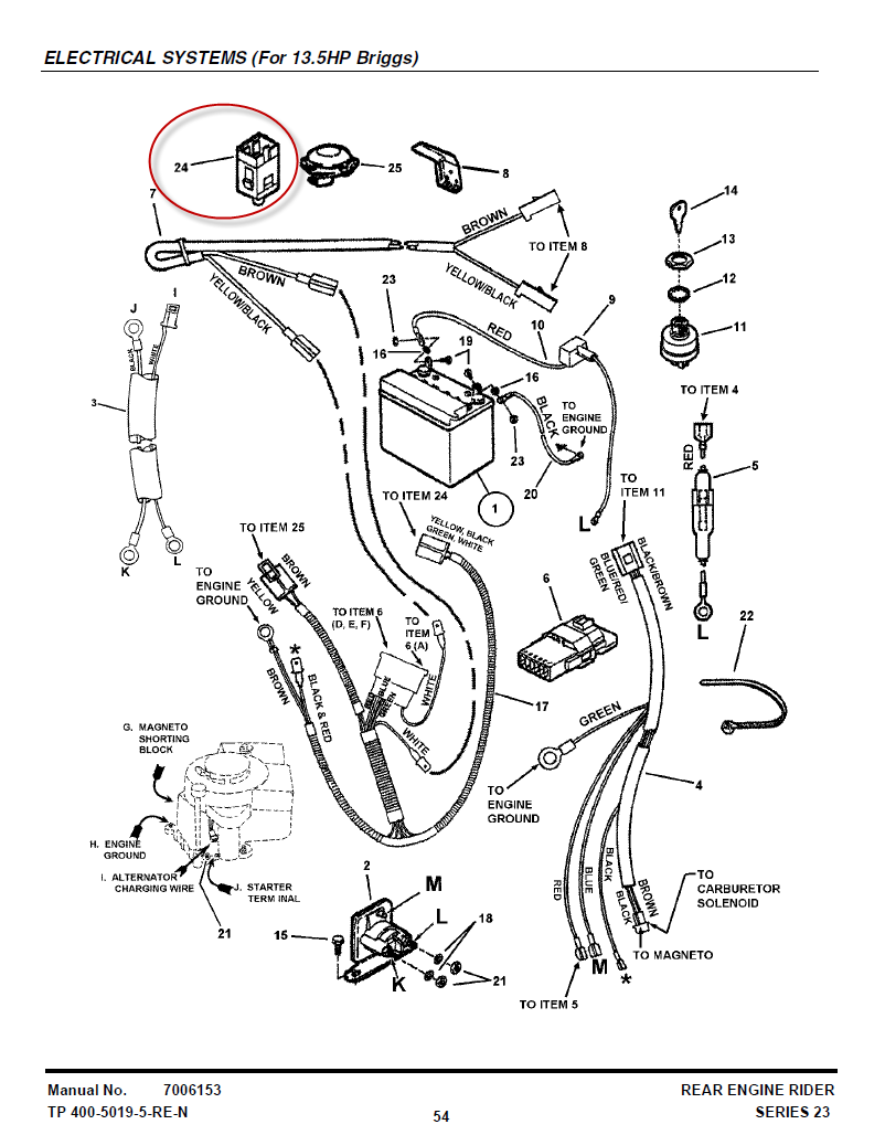 wiring diagram for snapper riding mower 2000 gx