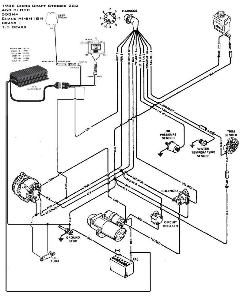 wiring diagram for starter for mercruiser 4.3