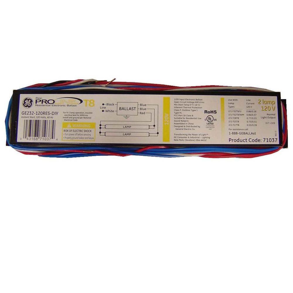 wiring diagram for t12 ballast