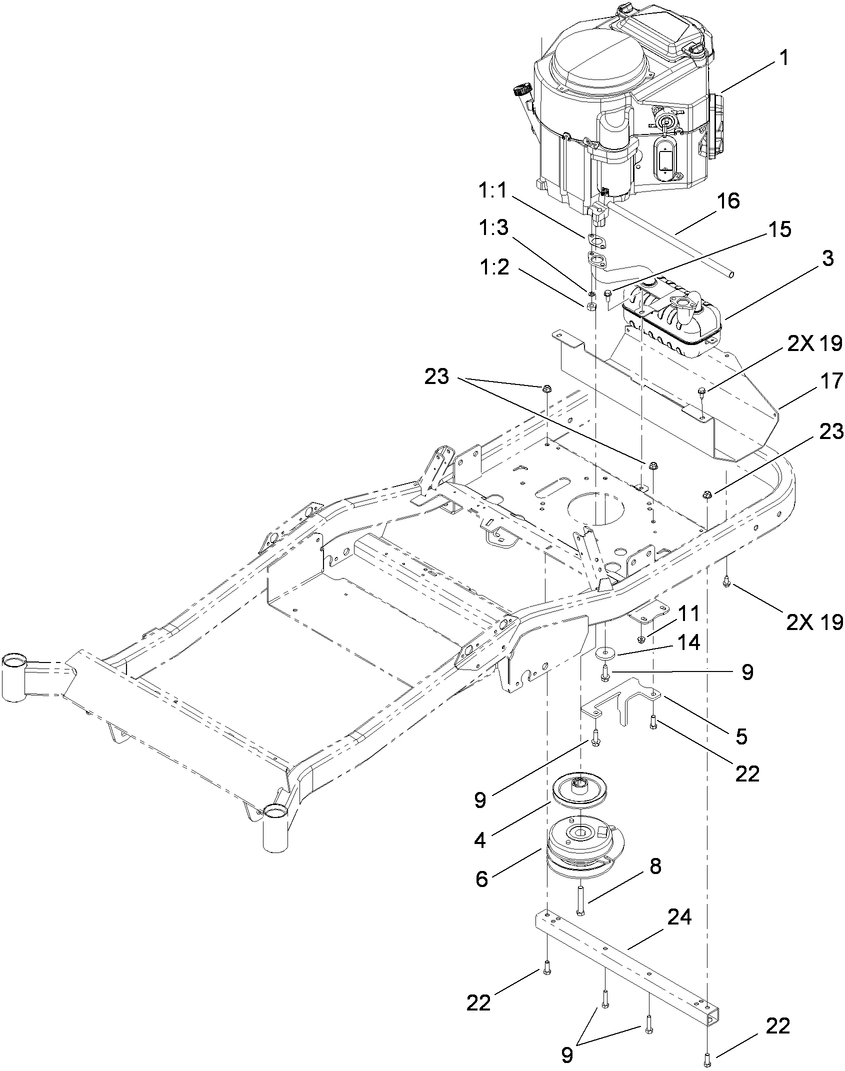 wiring diagram for titan zx6050 lawn mower model 74824