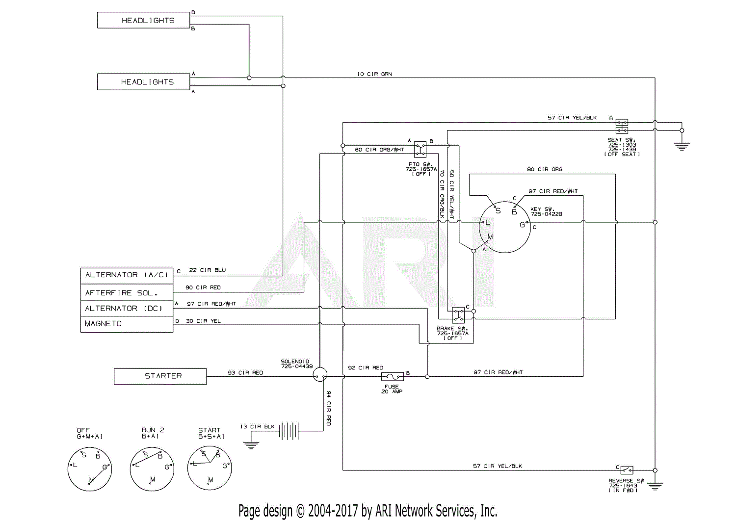 wiring diagram for troy bilt pony riding mower