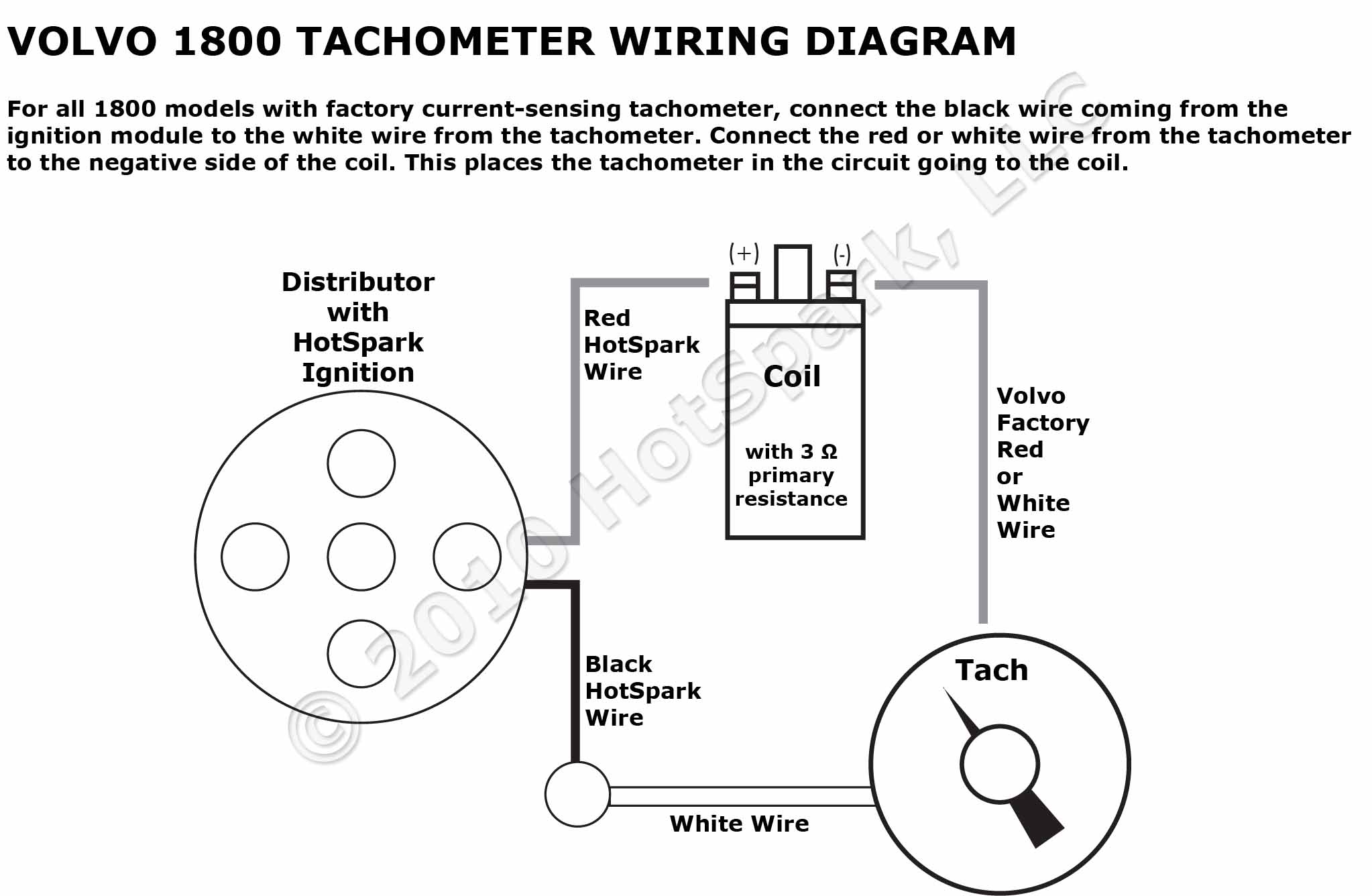 wiring diagram for two gas engine tachometers and a synchronizer