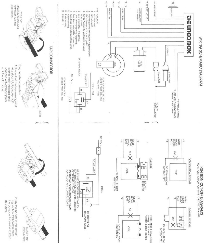 Wiring Diagram For Ungo Alarm