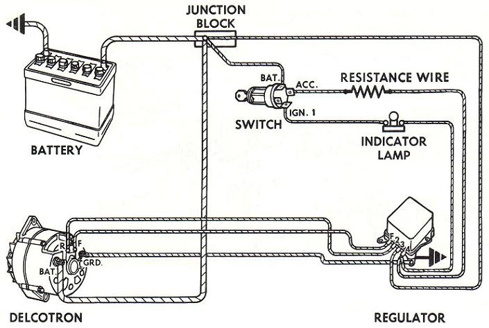 Wiring Diagram For Voltage Regulator Delco 10si