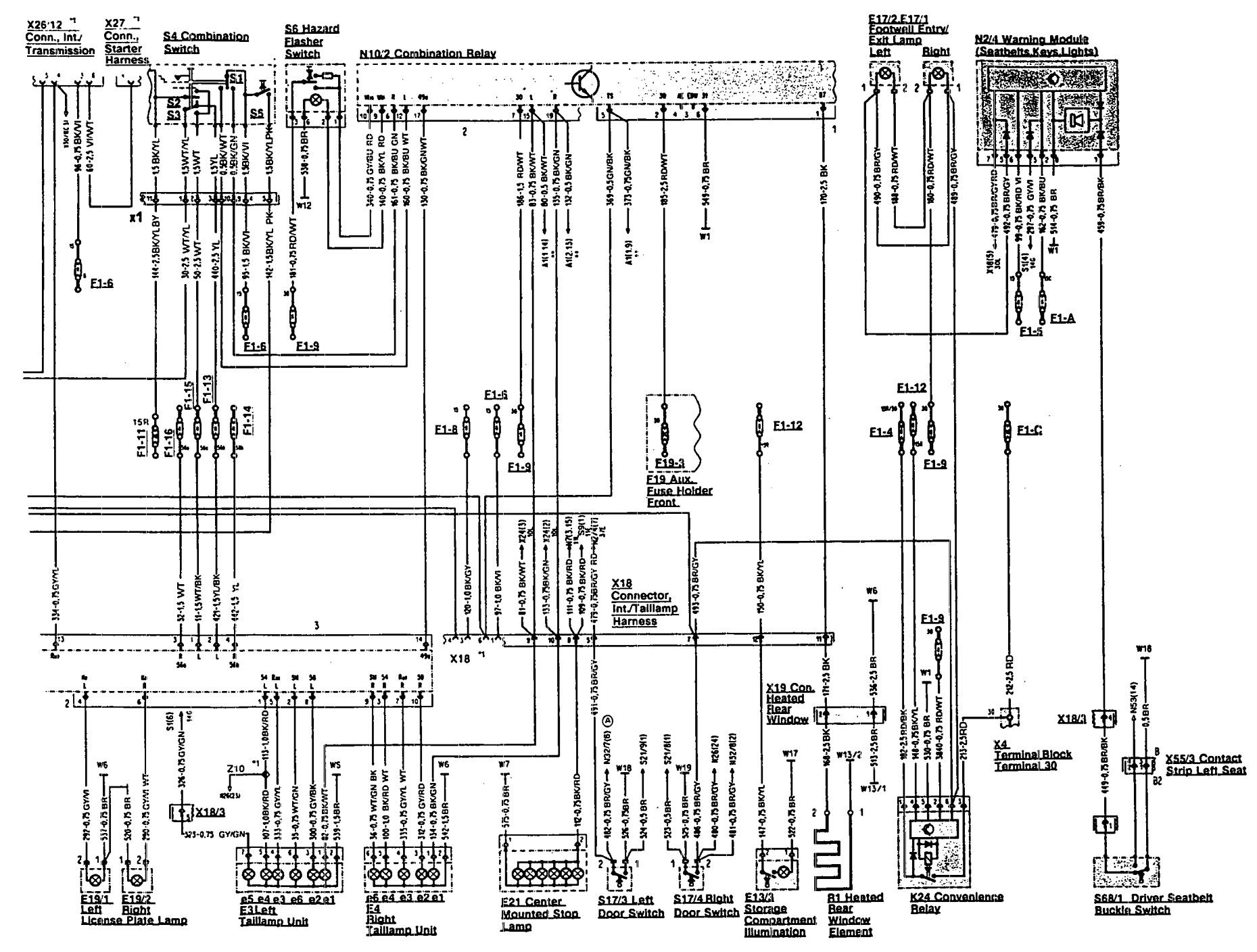 wiring diagram for w460 mercedes