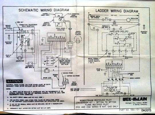 wiring diagram for weil mclain boiler