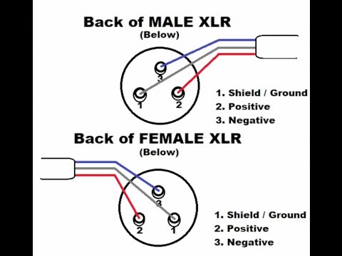 wiring diagram for xlr connector 020