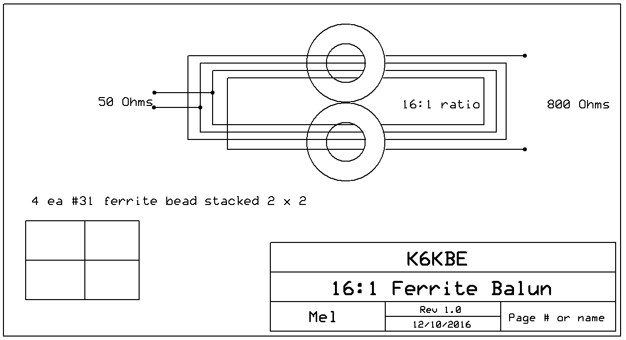 wiring diagram hf balun