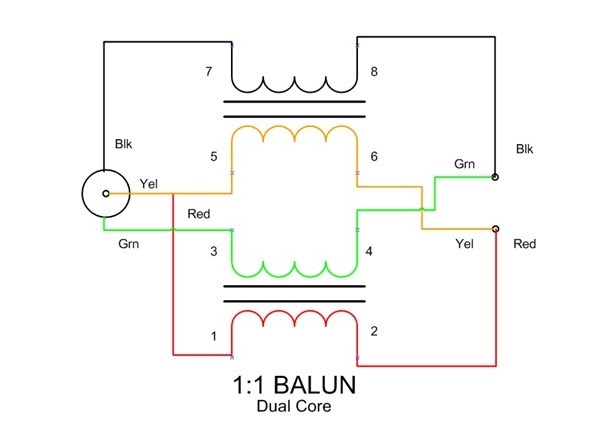 wiring diagram hf balun