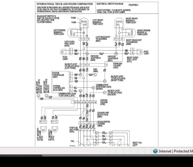 wiring diagram international 4300 dashboard