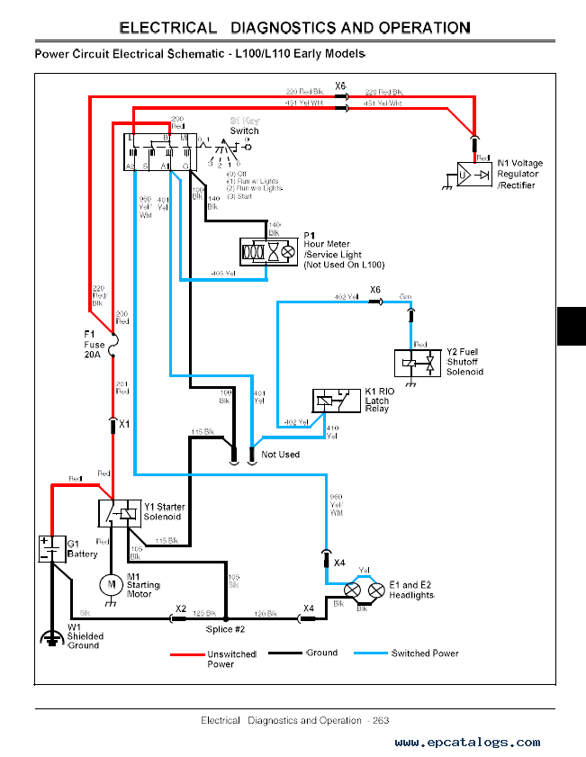 wiring diagram john deere l120 lawn tractor