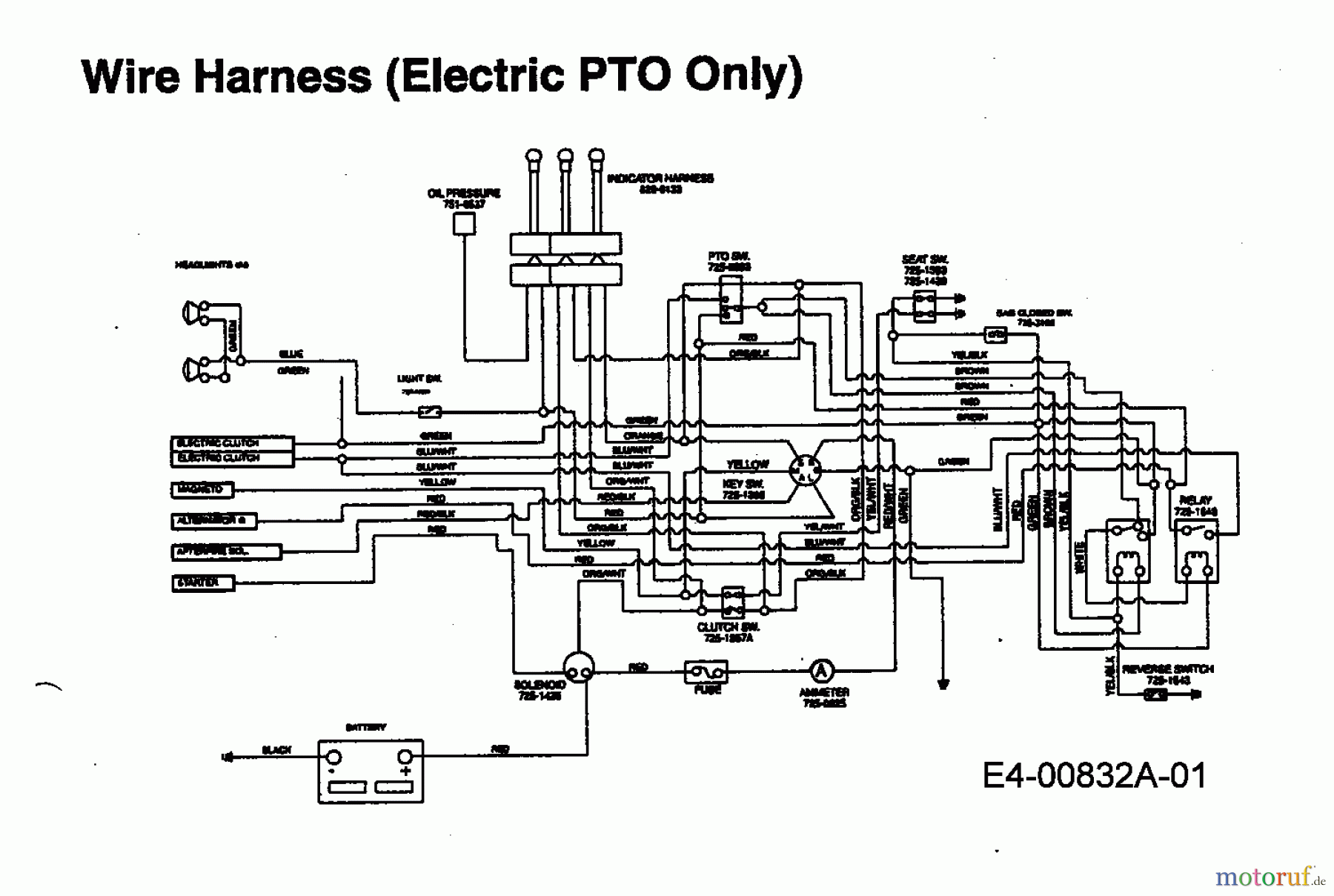 Wiring Diagram John Deere L120 Lawn Tractor