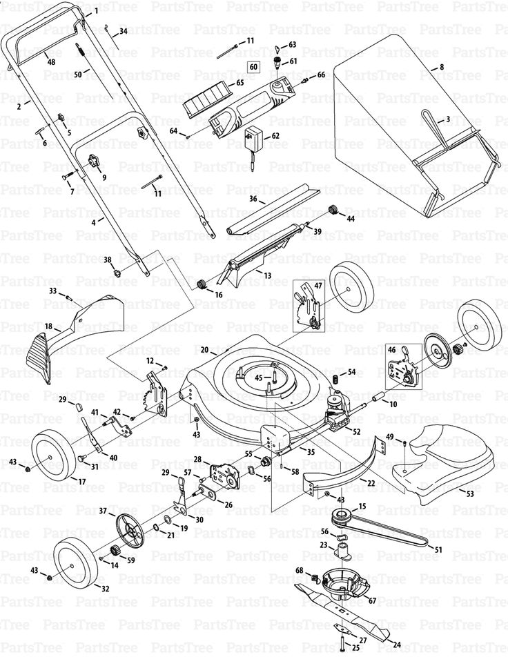 wiring diagram kobalt electric lawn mower