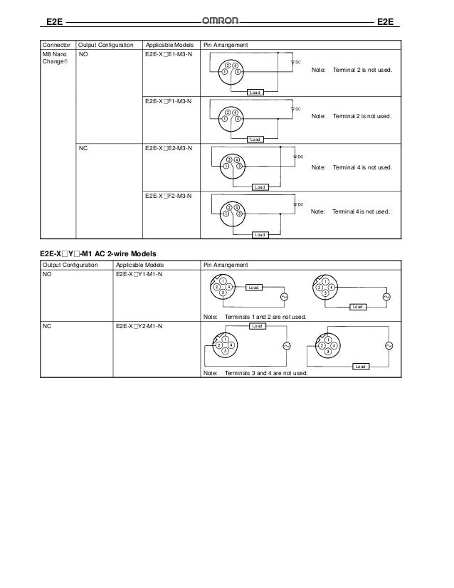 wiring diagram omron e2e-x5me2