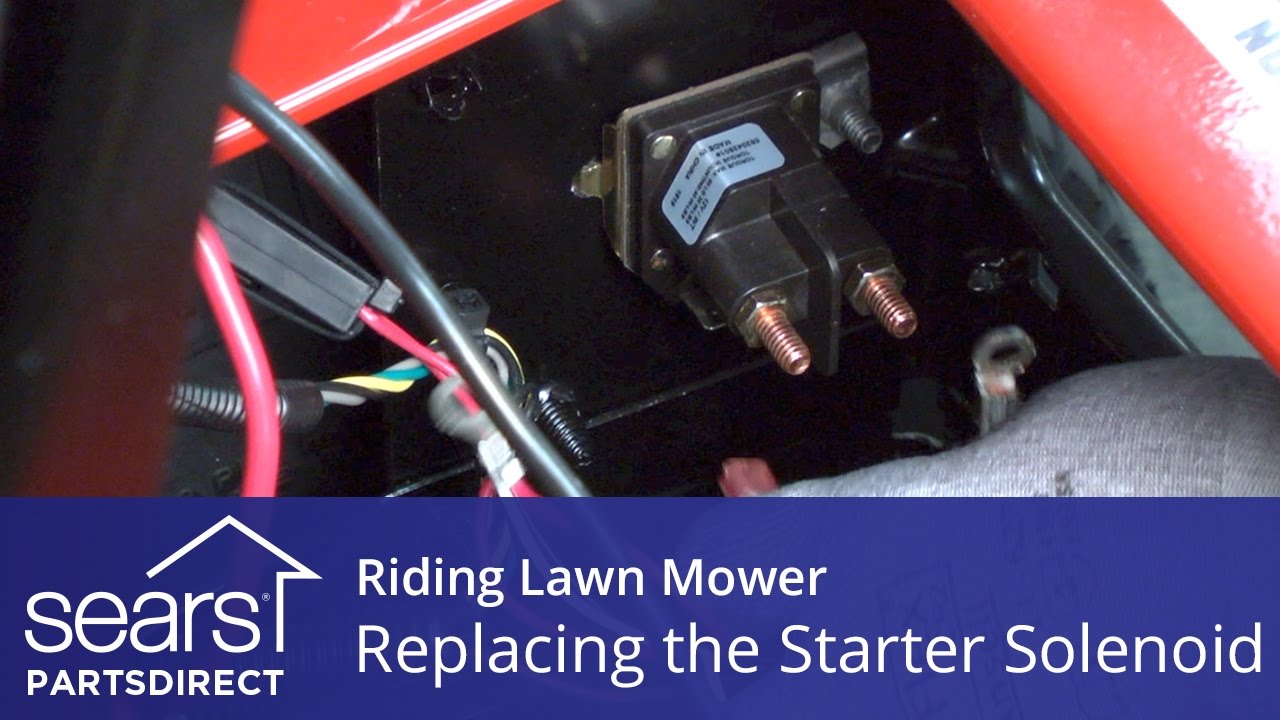 wiring diagram on an old murray riding mower from solenoid