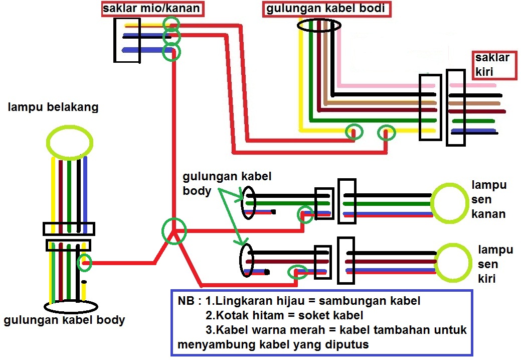 wiring diagram saklar hotel