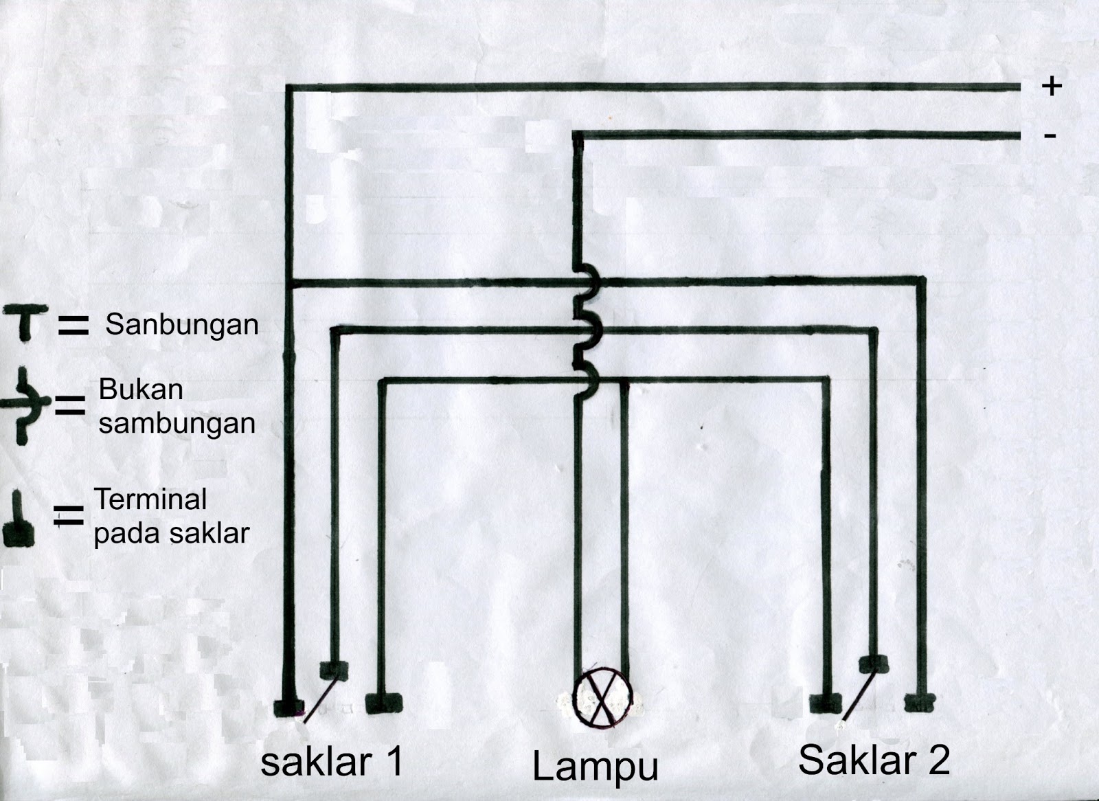 wiring diagram saklar hotel