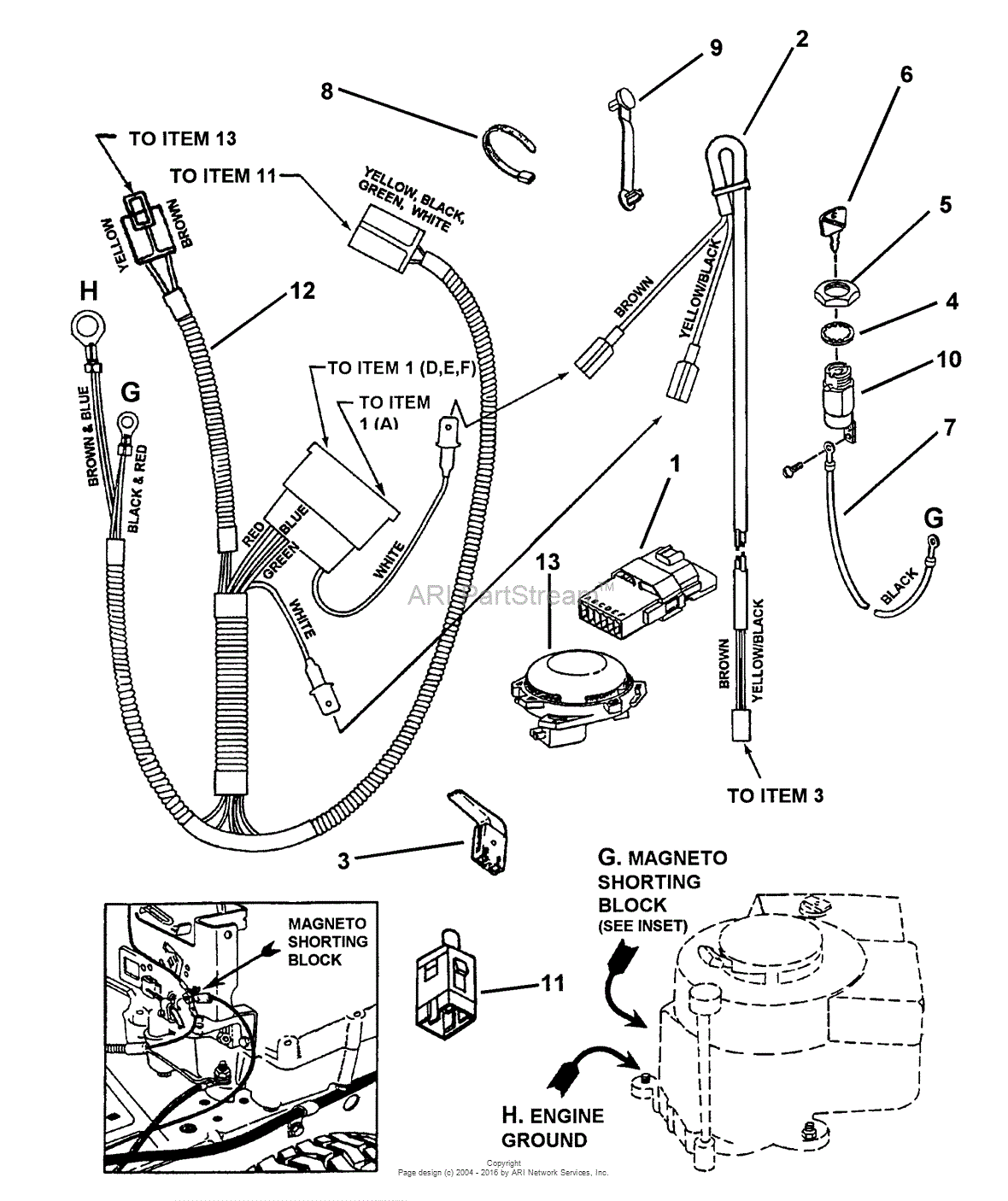 wiring diagram snapper rear engine mower