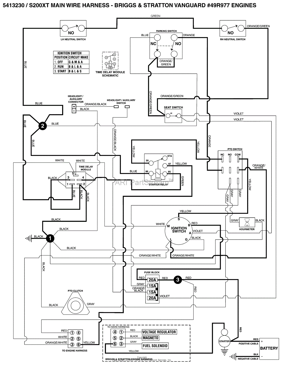 wiring diagram snapper zero turn wiring harness #5402942