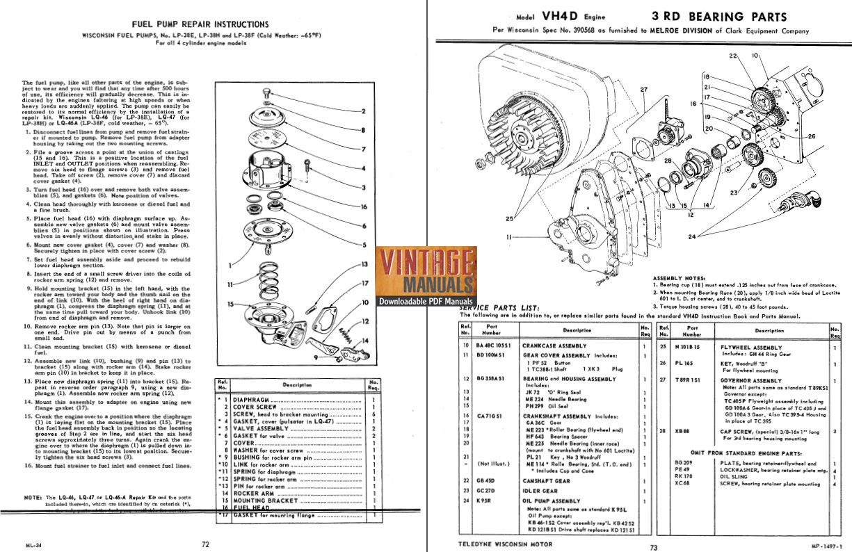 wisconsin vh4d wiring diagram