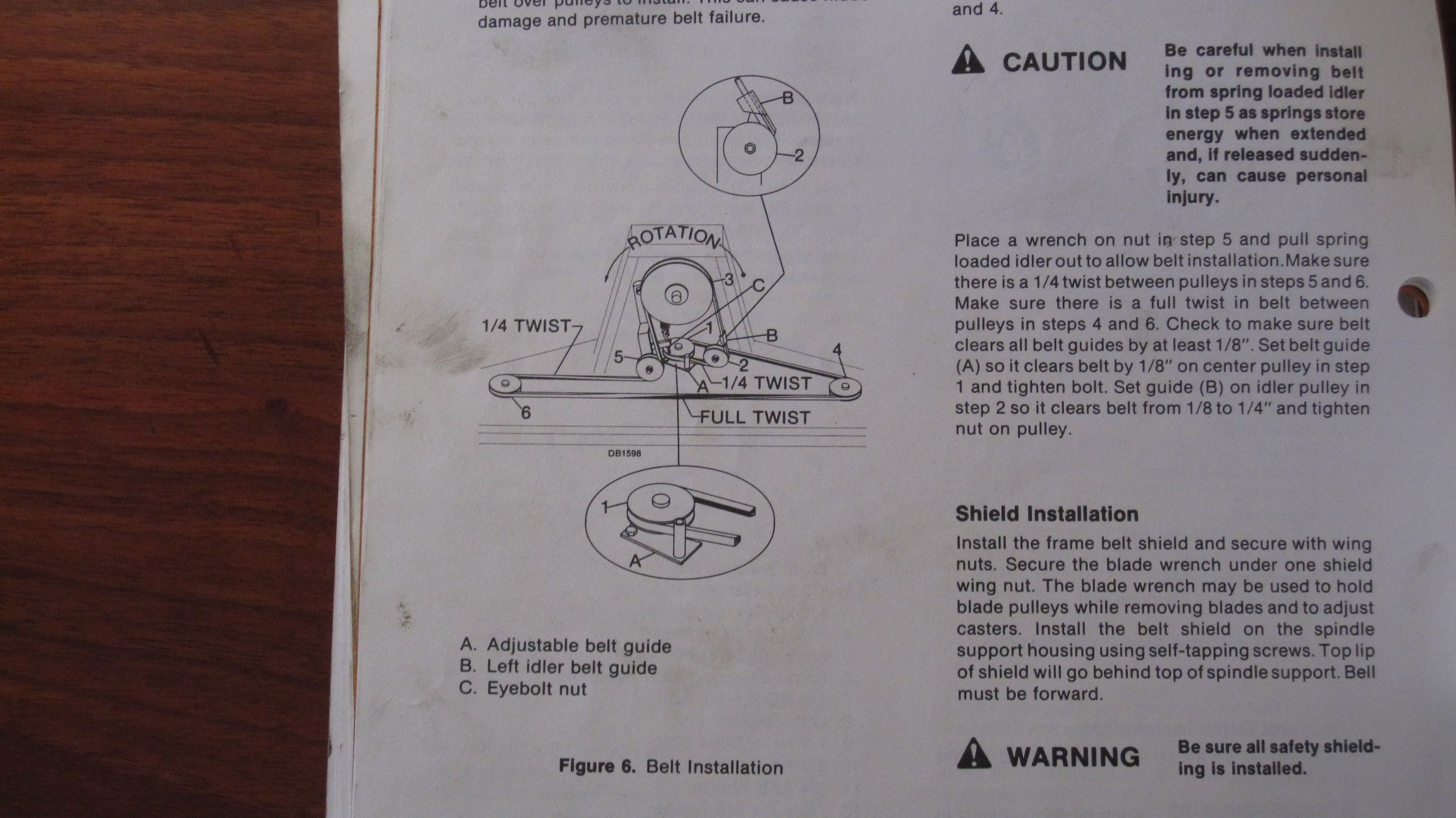 woods belly mower belt diagram