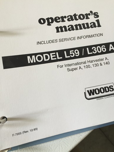 woods l59 belt diagram