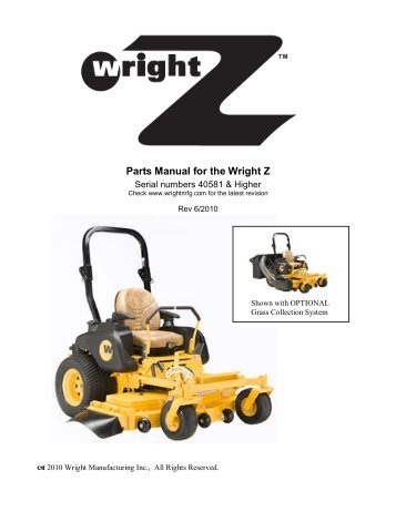 wright stander parts diagram