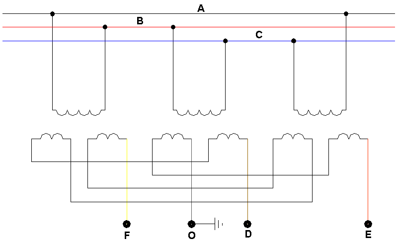 wye delta transformer wiring diagram