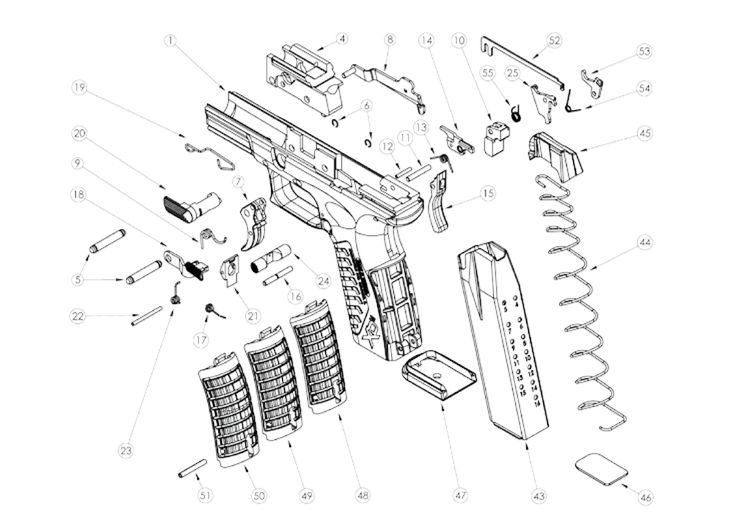 xdm parts diagram