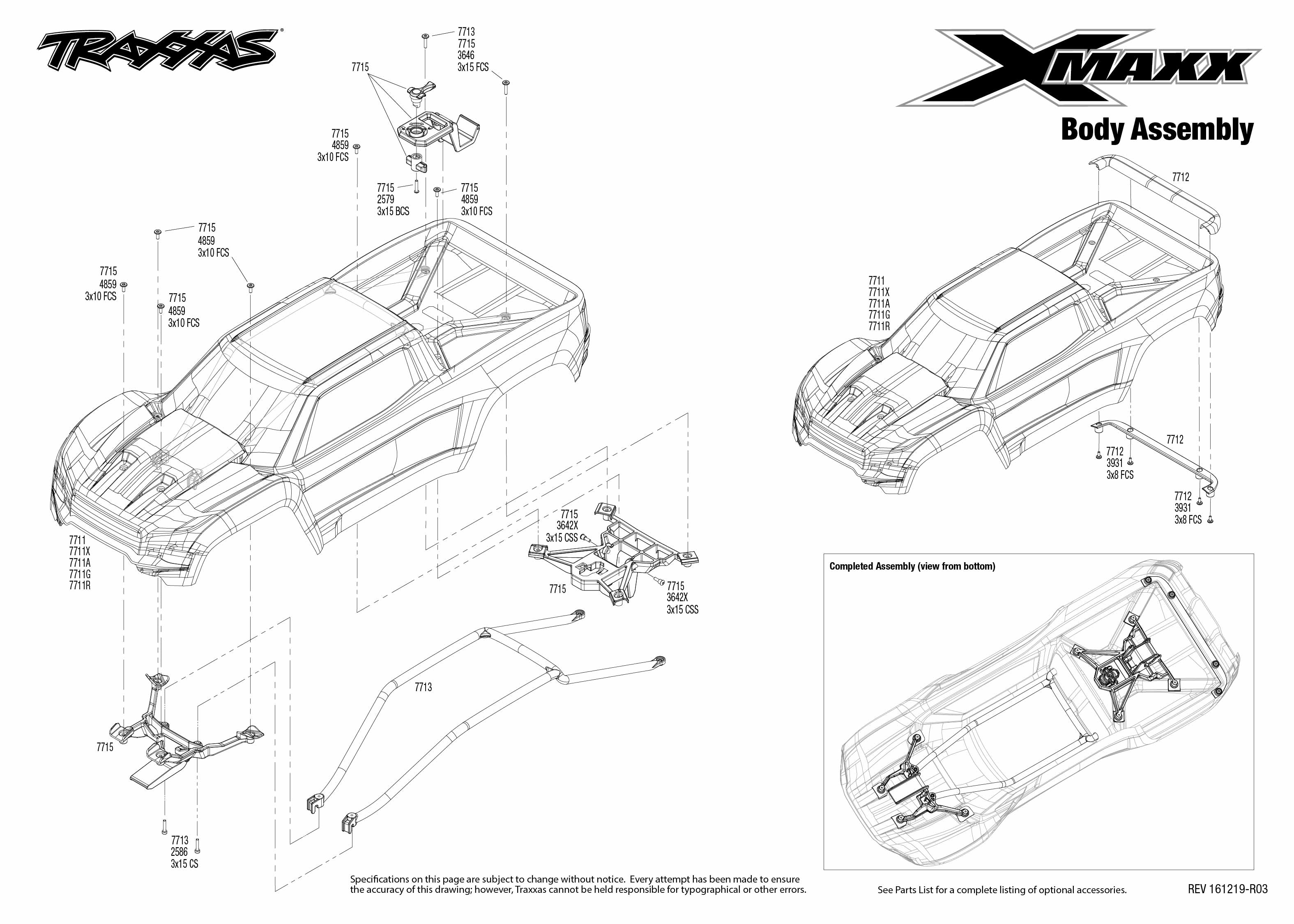 Xmaxx Parts Diagram