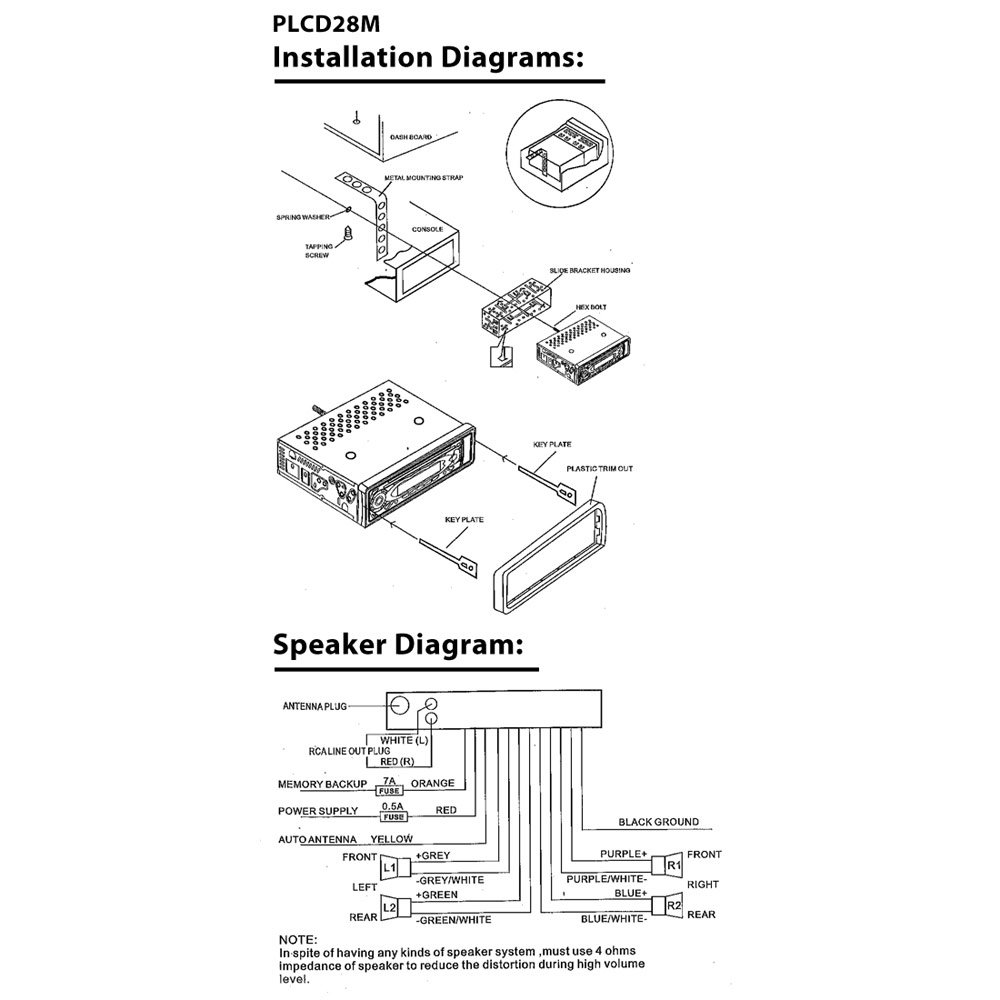 xo vision xd107 wiring diagram for the boot