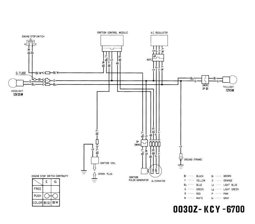 xr400r wiring diagram