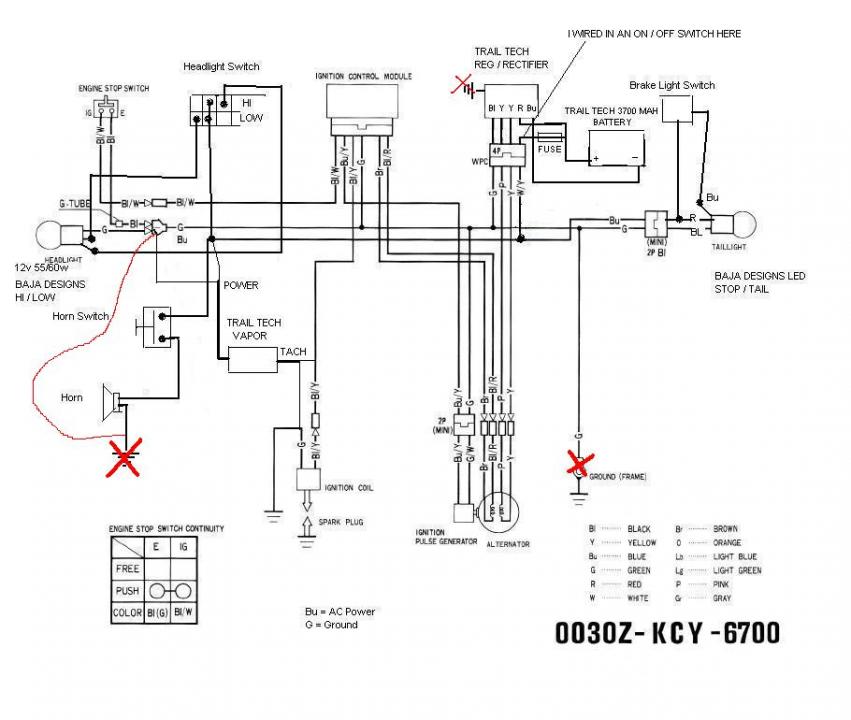 xr400r wiring diagram