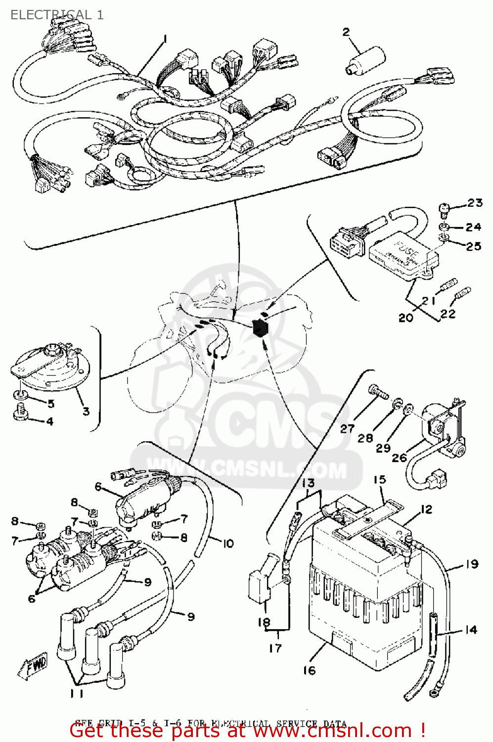xs750 wiring diagram