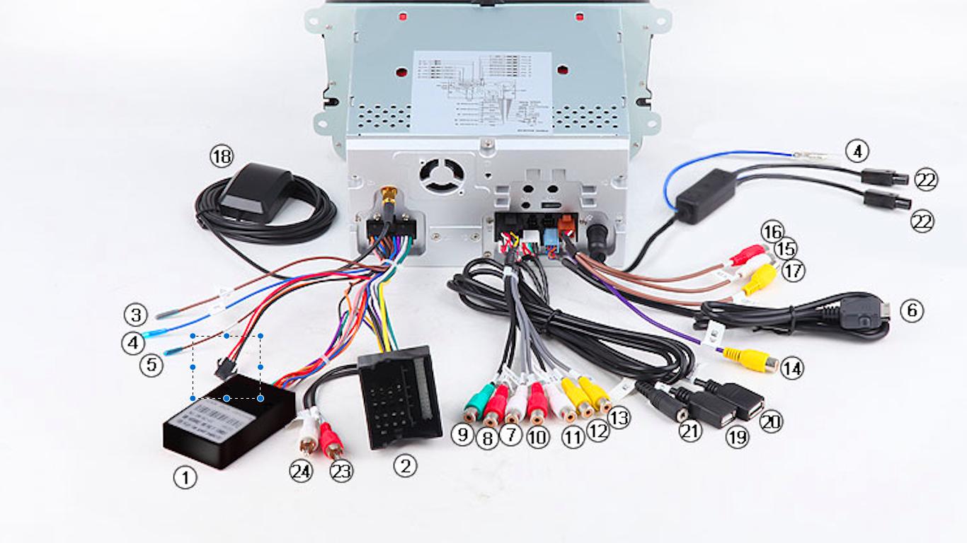 Dual Double Din Radio Wiring Diagram - Best Centre