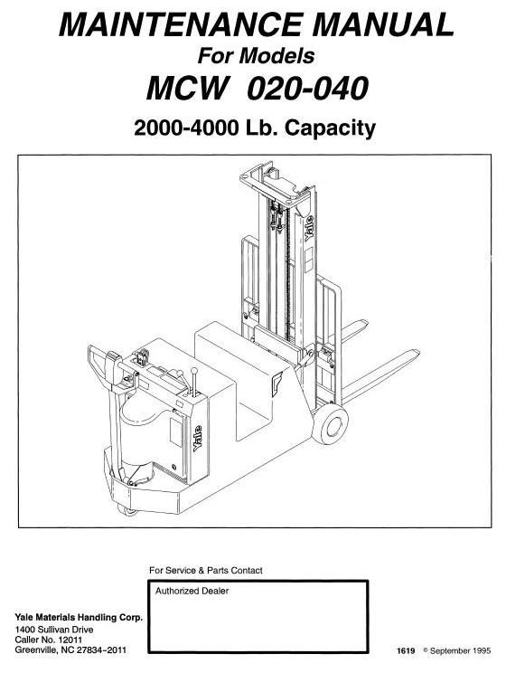 yale os030 electrical wiring diagram