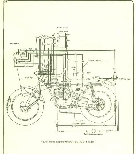 yamaha dt 175 wiring diagram