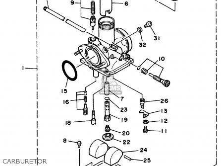 yamaha grizzly 125 carburetor diagram