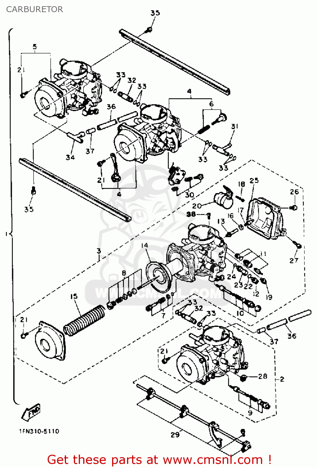 yamaha grizzly 660 carburetor diagram