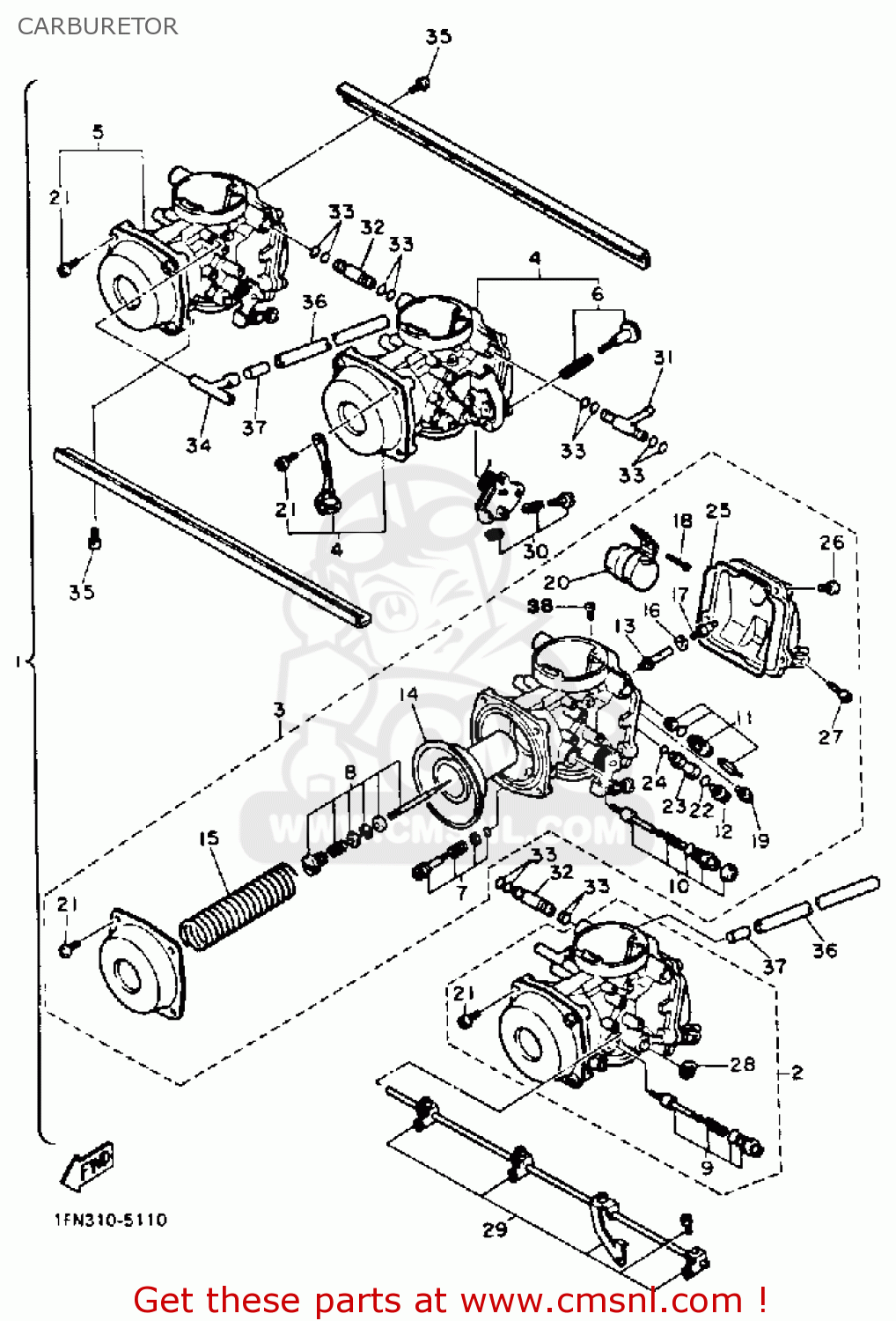 2004 Yamaha Rhino 660 Parts Manual