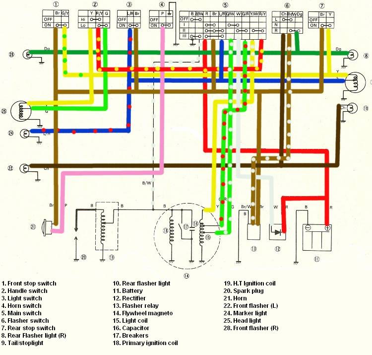 yamaha mx 830 wiring diagram