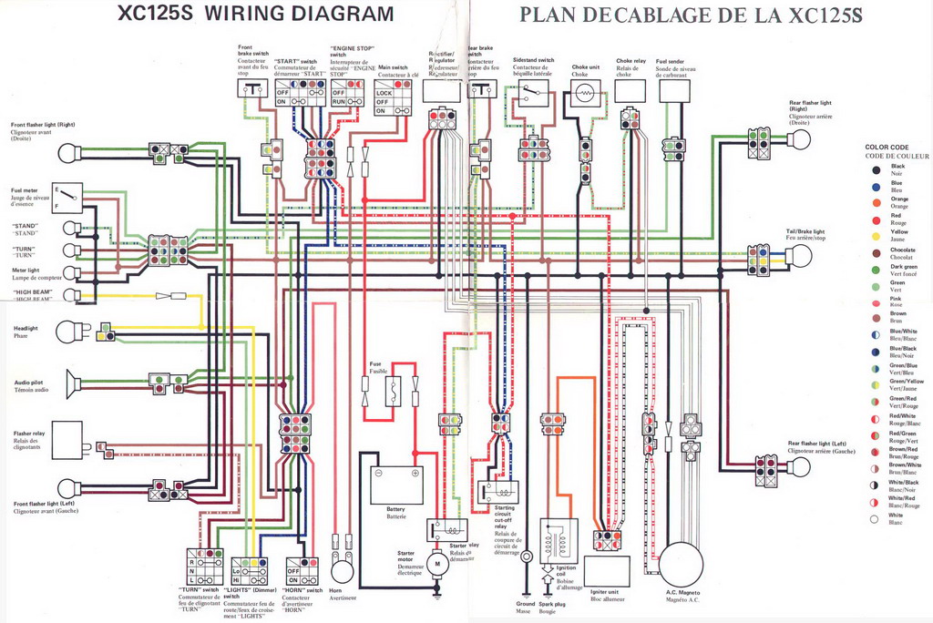 Wiring Diagram For Yamaha 350Z - 2h9 1979 Yamaha Xs1100 Wiring Diagram