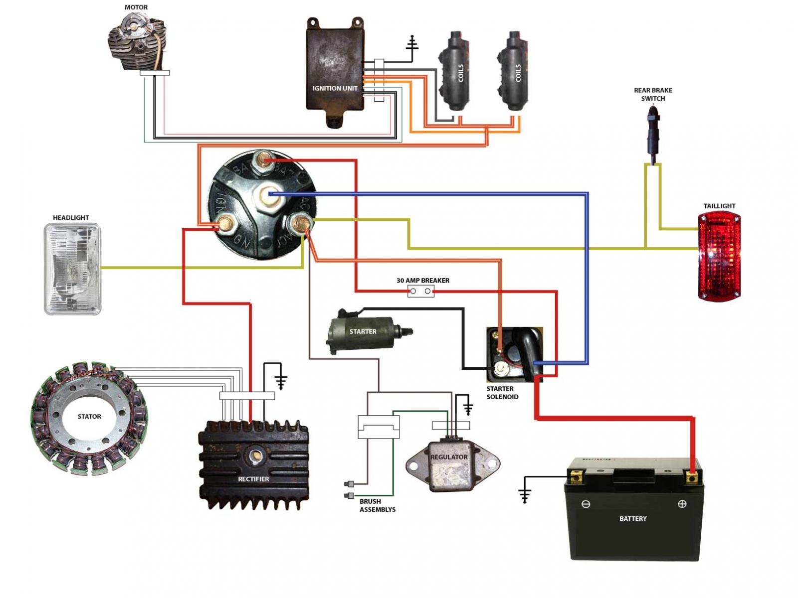 yamaha xs400 wiring diagram