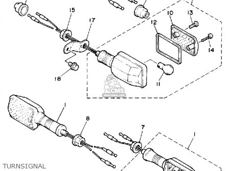 yamaha xt350 wiring diagram