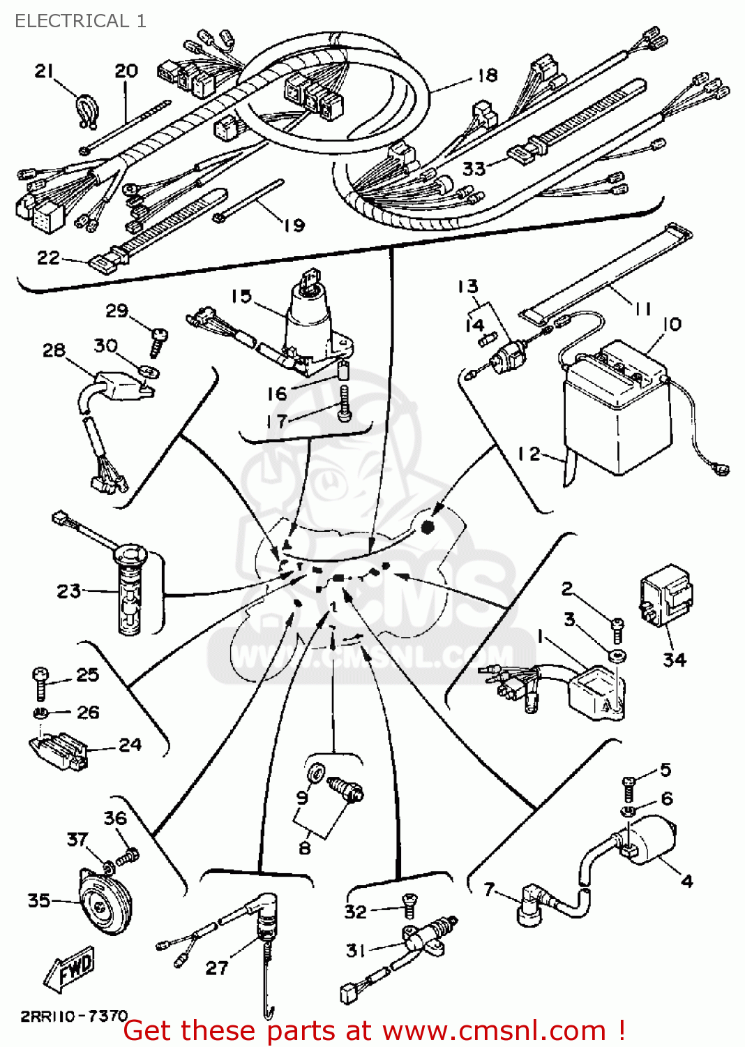 yamaha ysr50 wiring diagram
