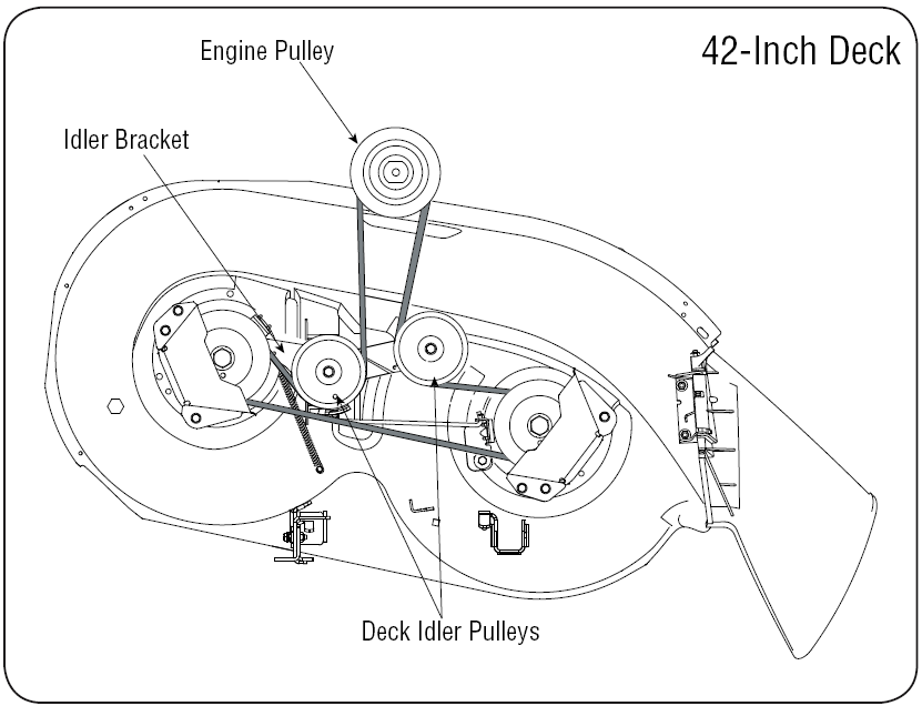 yard machine 638rl belt diagram