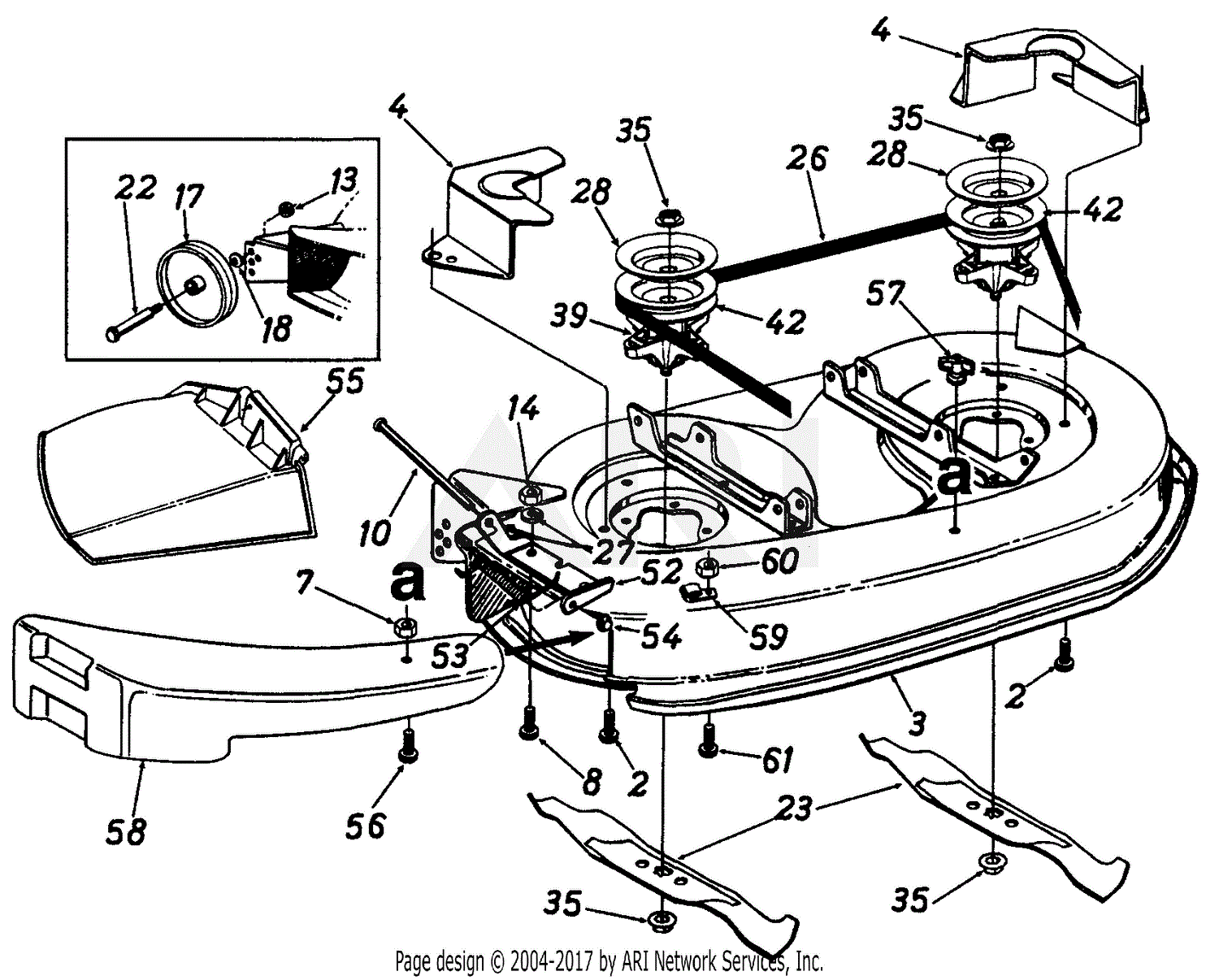 yardman 42 inch belt diagram