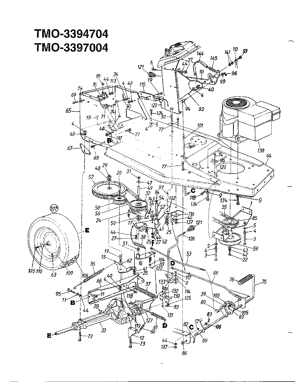 Yardman Riding Mower Belt Diagram